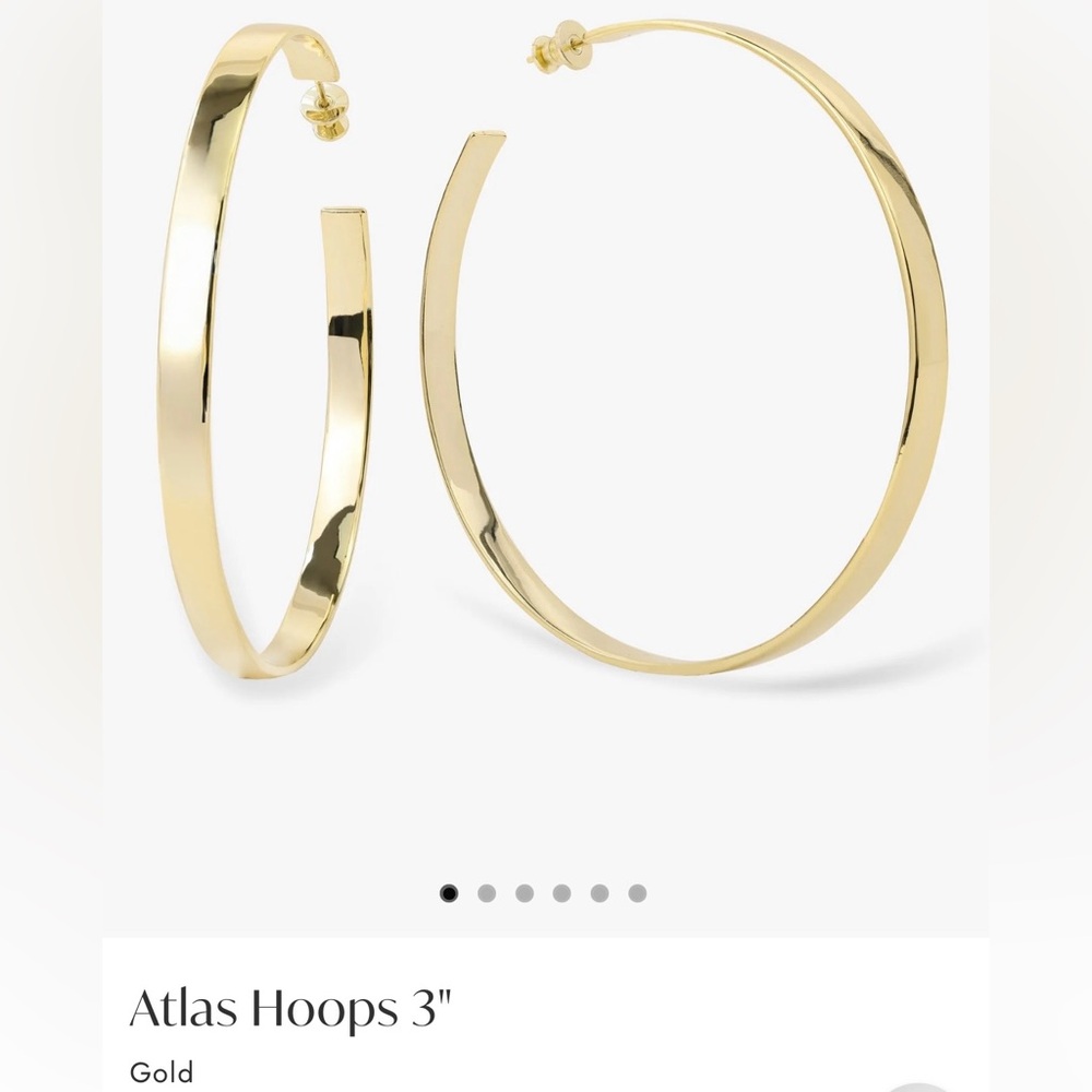 Brand New Melinda Maria Atlas 3 inch Hoops